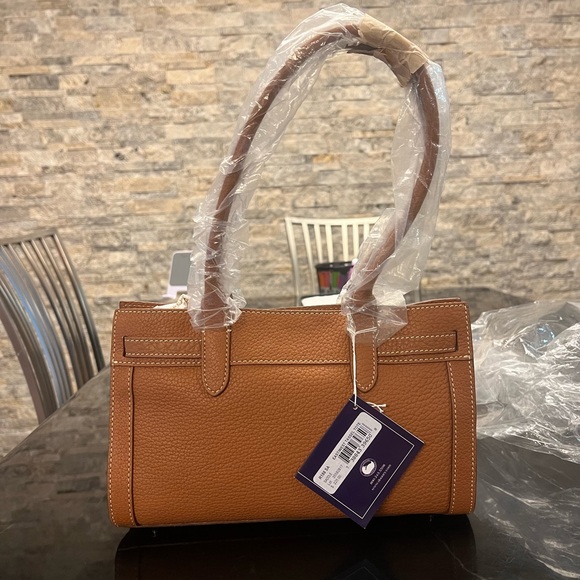 Dooney & Bourke All Weather Leather East West Tassel Tote Bag NWT 👜 - Picture 9 of 14